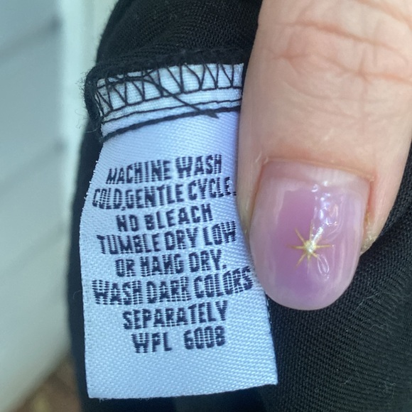 Men's Medium Panhandle Slim Retro Embroidered Western Snap Shirt Black White - Picture 8 of 9